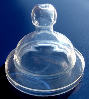 Silicone baby nipple